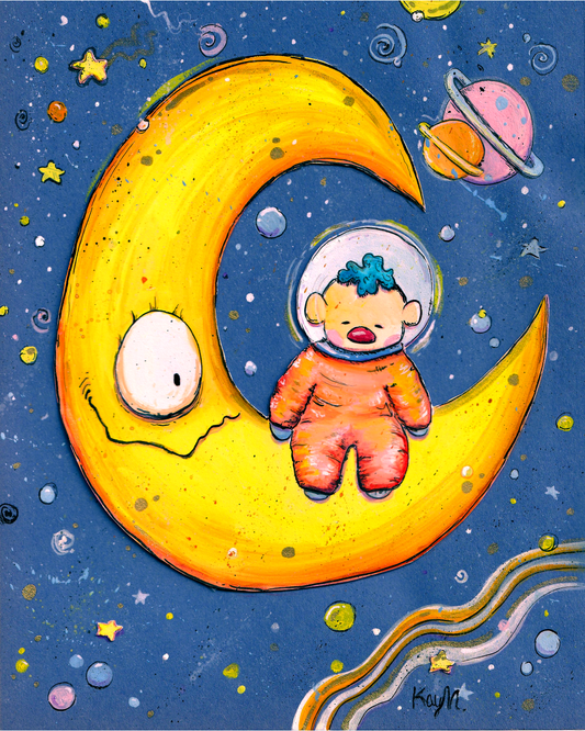 Conversations With Moon Print